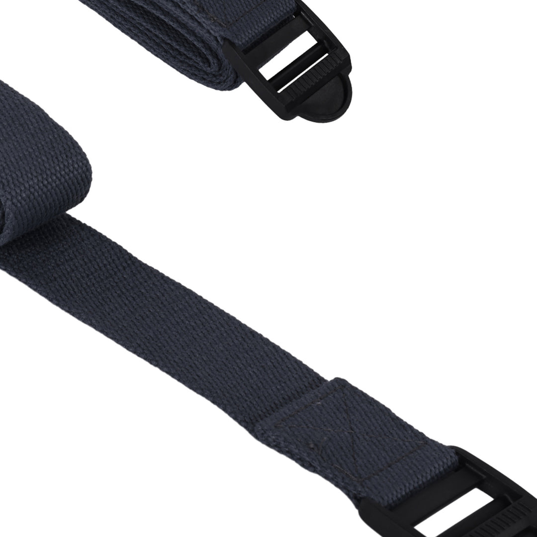 BalanceFrom 7 Piece Yoga Set with Mat, Stretch Strap, & Knee Pad, Gray(Open Box)