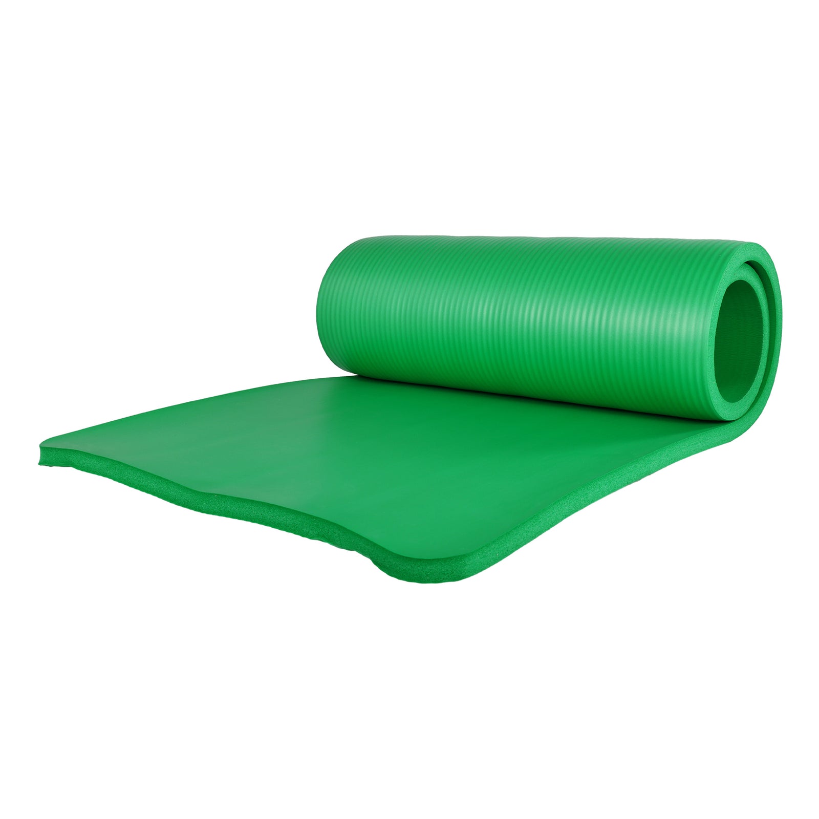 BalanceFrom Fitness 7Pc Yoga Set w/Mat, Stretch Strap, & Knee Pad, Green (Used) - VMInnovations
