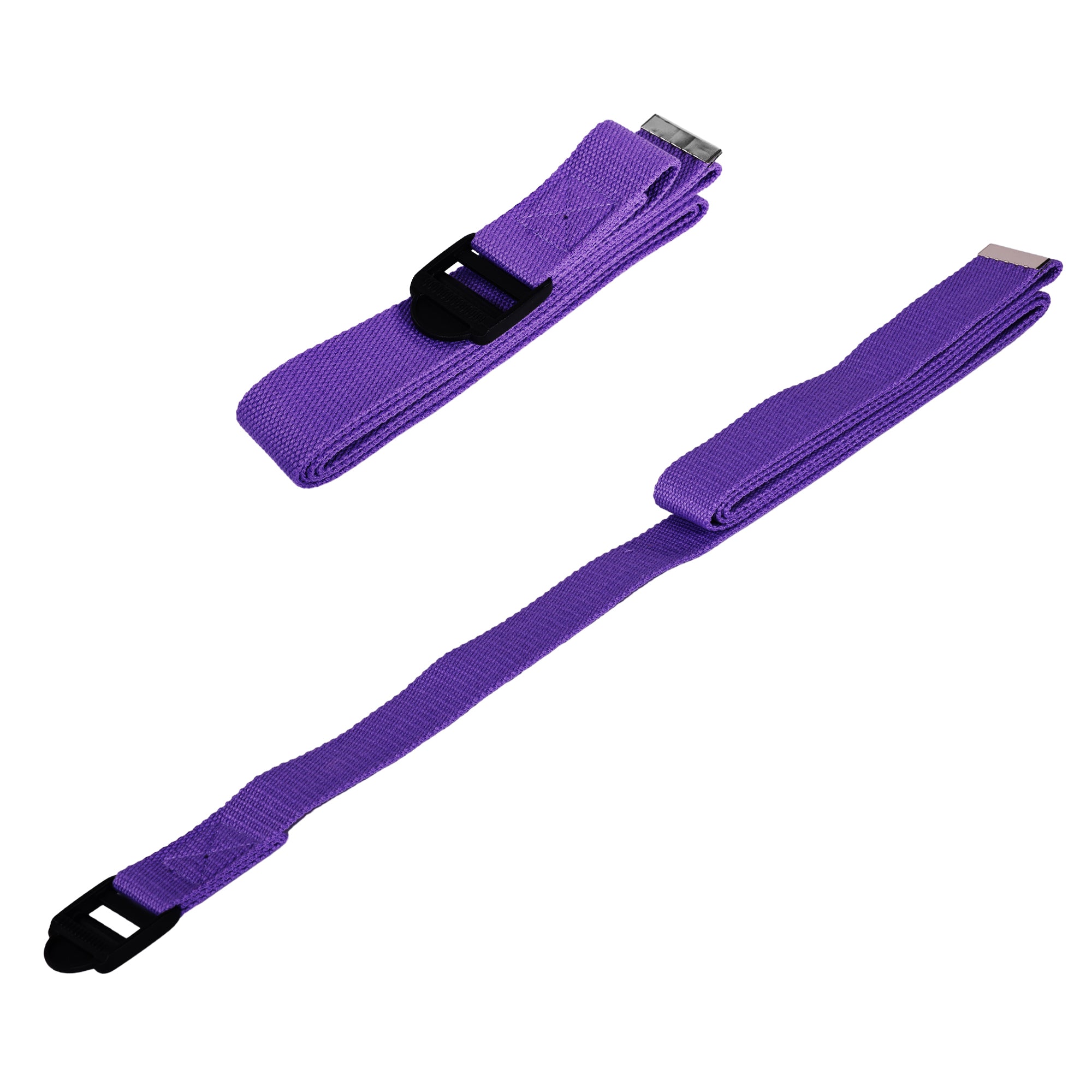 BalanceFrom Fitness 7Pc Yoga Set w/Mat, Strap, & Knee Pad, Purple (Open Box) - VMInnovations