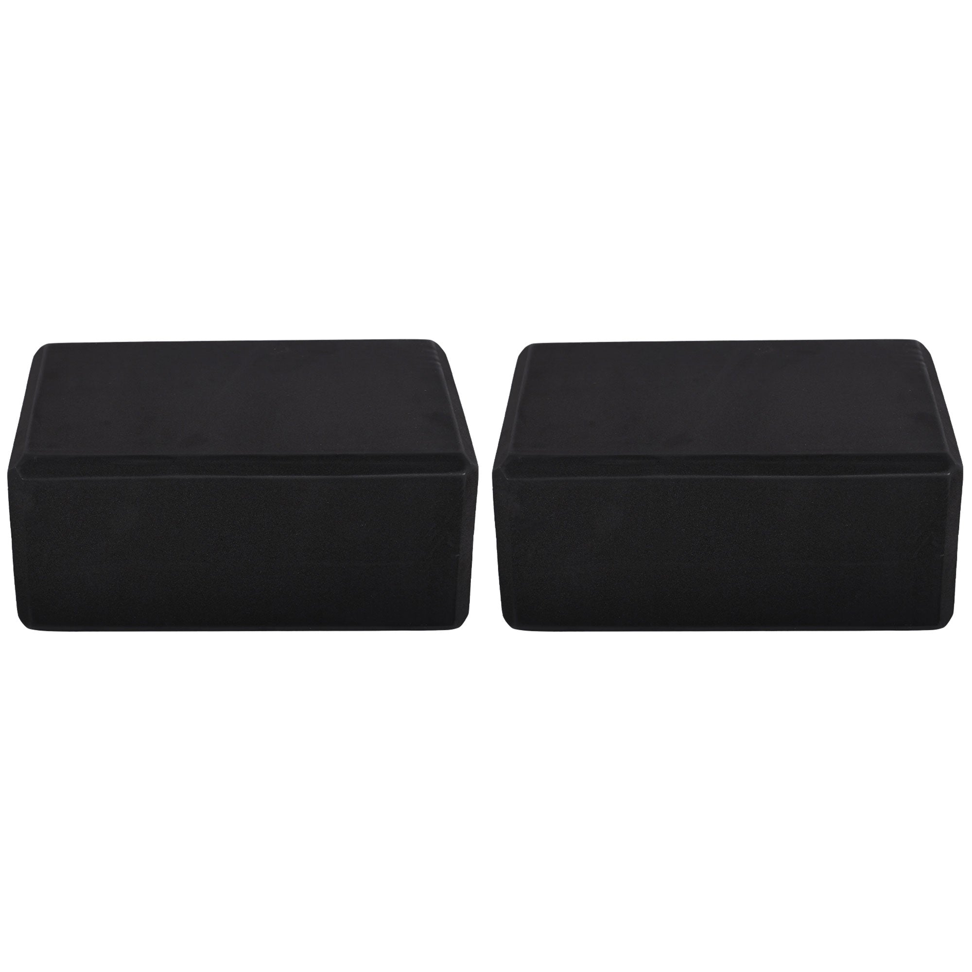 BalanceFrom 71"x24" Anti Tear Yoga Mat w/Strap, Pad & Blocks, Black(Open Box) - VMInnovations