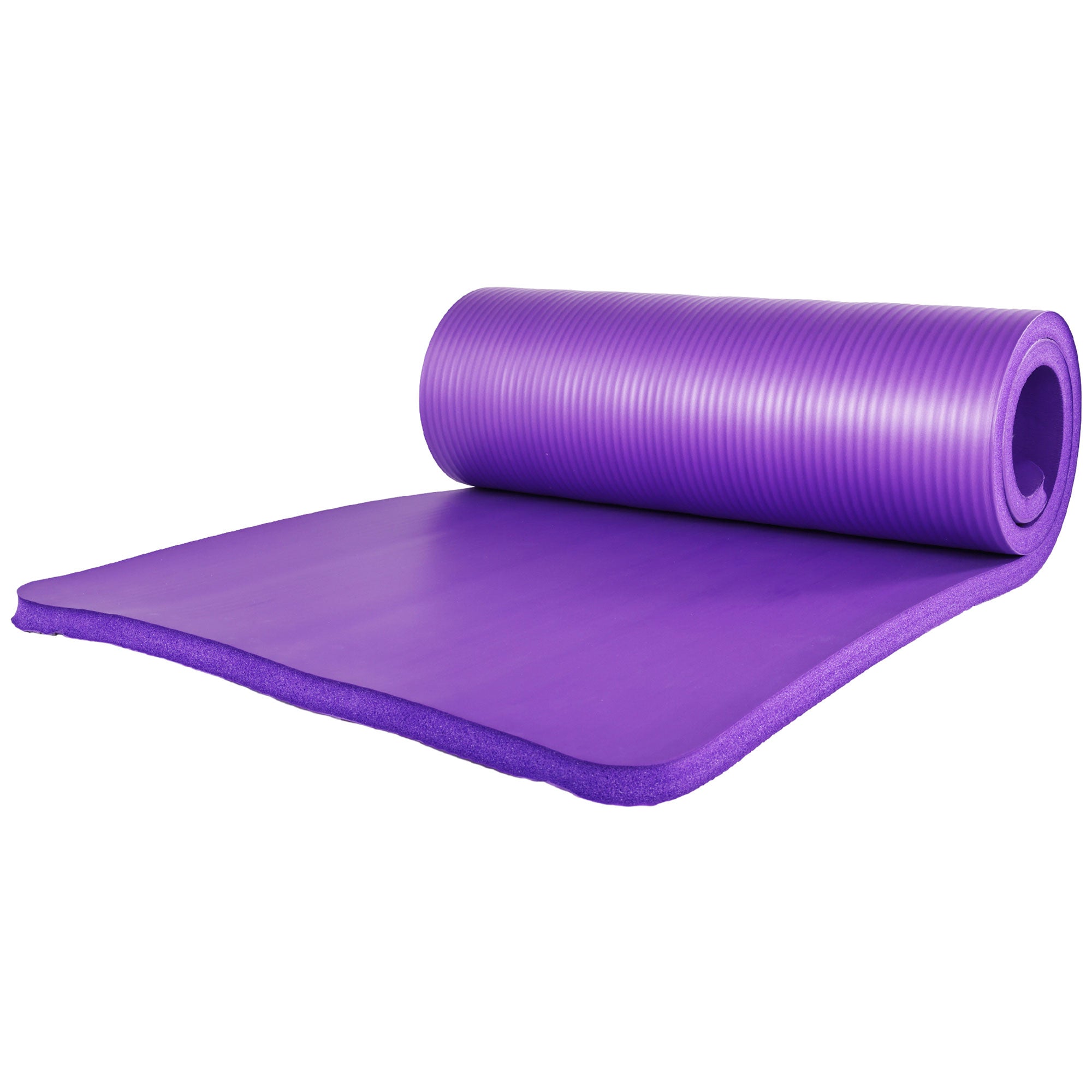 BalanceFrom 71"x24" Anti Tear Yoga Mat w/Strap, Pad & Blocks,Purple (Open Box) - VMInnovations