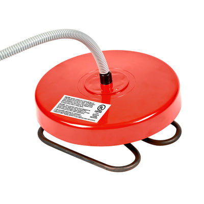 API 1500 Watt Thermostatic Winter Floating Pond Water Deicer and Heater, Red - VMInnovations