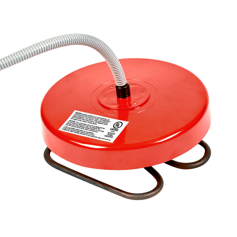 API 1500 Watt Thermostatic Winter Floating Pond Water Deicer and Heater, Red