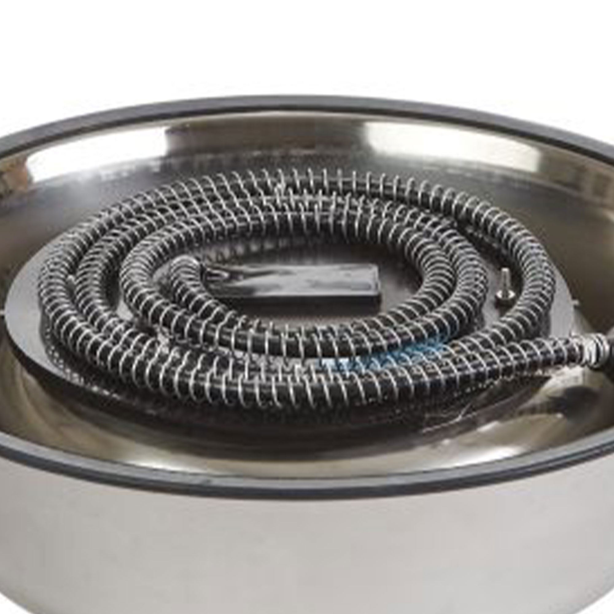 API 5 Quart Stainless Steel Thermostatically Controlled Nestable Heated Pet Bowl - VMInnovations