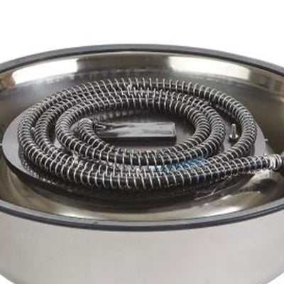 API 5 Quart Stainless Steel Thermostatically Controlled Nestable Heated Pet Bowl - VMInnovations