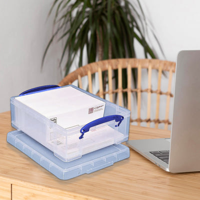 Really Useful Box 8.1L Plastic Storage Container w/Snap Lid & Lock Handle (Used) - VMInnovations