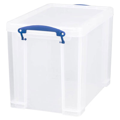 Really Useful Box 19L Plastic Container w/Snap Lid & Clip Lock Handles(Open Box)