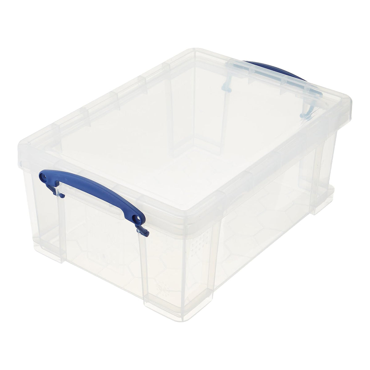 Really Useful Box 9L Plastic Container w/Snap Lid & Clip Lock Handles (Used)