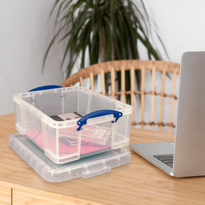 Really Useful Box 17L Plastic Container w/Snap Lid & Clip Lock Handles(Open Box) - VMInnovations