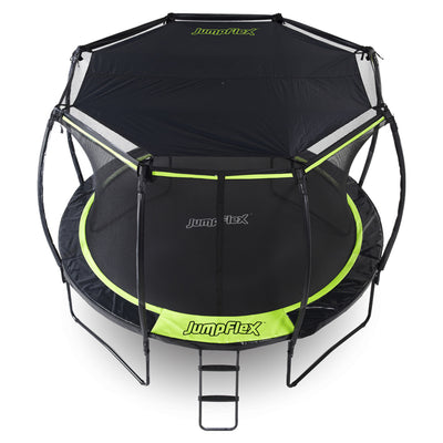 JumpFlex  FLEX 12 Foot Soft Protective Trampoline Canopy Cover, Black (Open Box)