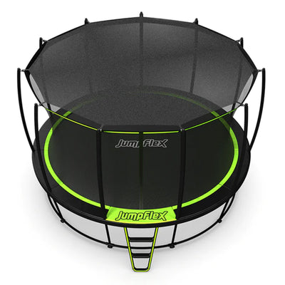 JumpFlex  FLEX 12 Foot Soft Protective Trampoline Canopy Cover, Black (Open Box)