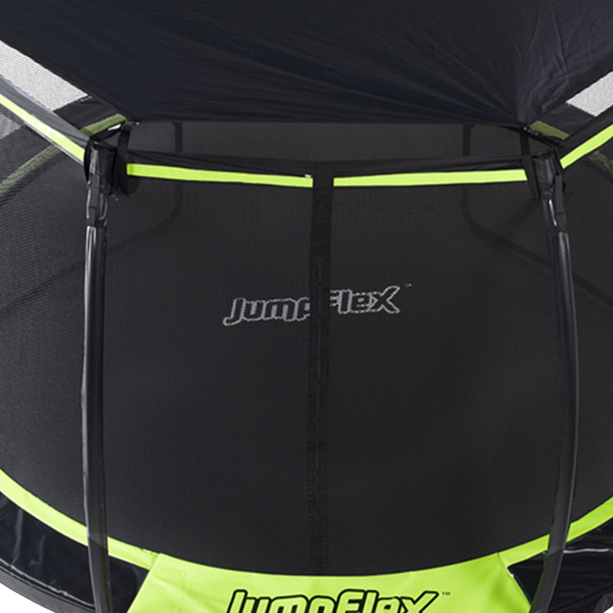JumpFlex  FLEX 12 Foot Soft Protective Trampoline Canopy Cover, Black (Open Box)