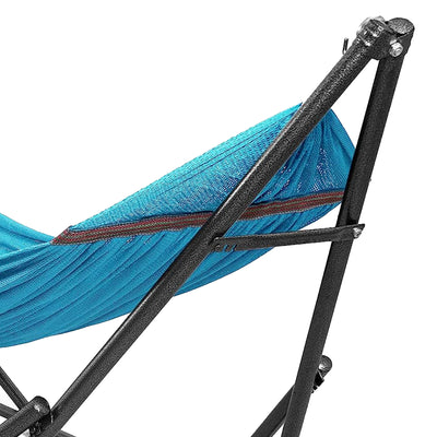 Tranquillo Universal 106.5" Double Hammock w/Stand and Bag, Sky (For Parts) - VMInnovations