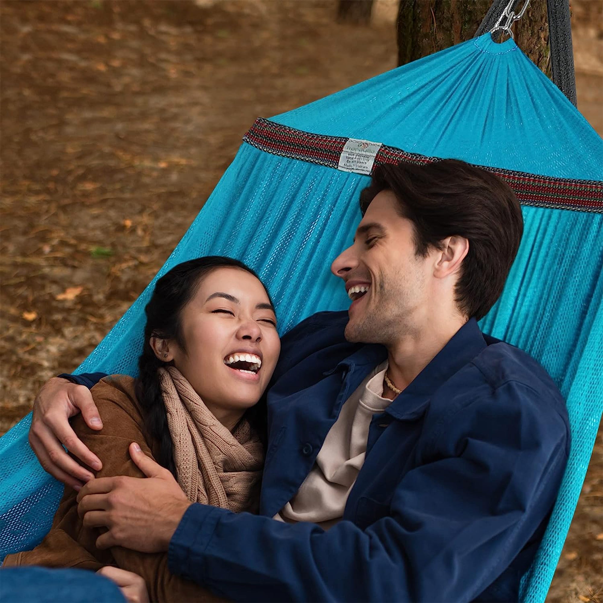 Tranquillo Universal 106.5" Double Hammock w/Stand and Bag, Sky (For Parts) - VMInnovations