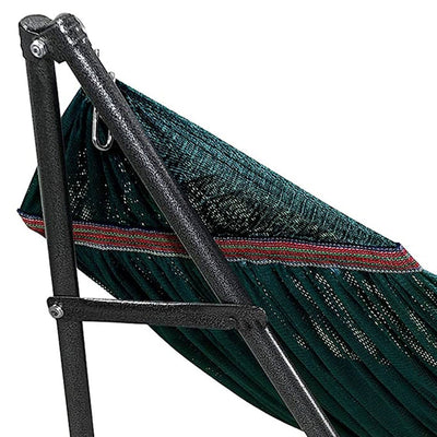 Tranquillo 116" Double Hammock with Adjustable Stand and Bag, Peacock(For Parts)