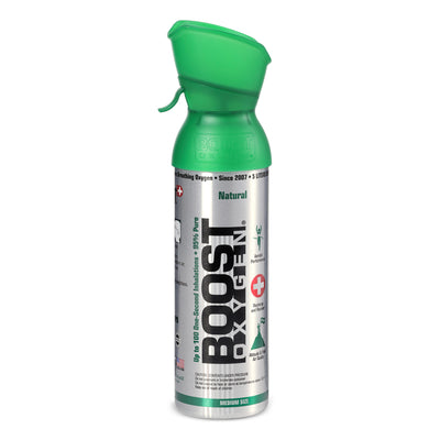 Boost Oxygen Set of 4 10 Liter with 5 Liter Canned Supplemental Oxygen Bottle