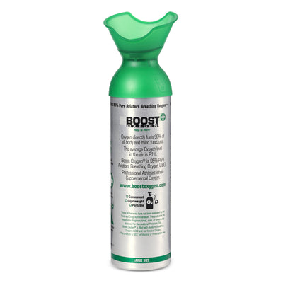 Boost Oxygen Set of 8 5 Liter with 10 Liter Canned Supplemental Oxygen Bottle