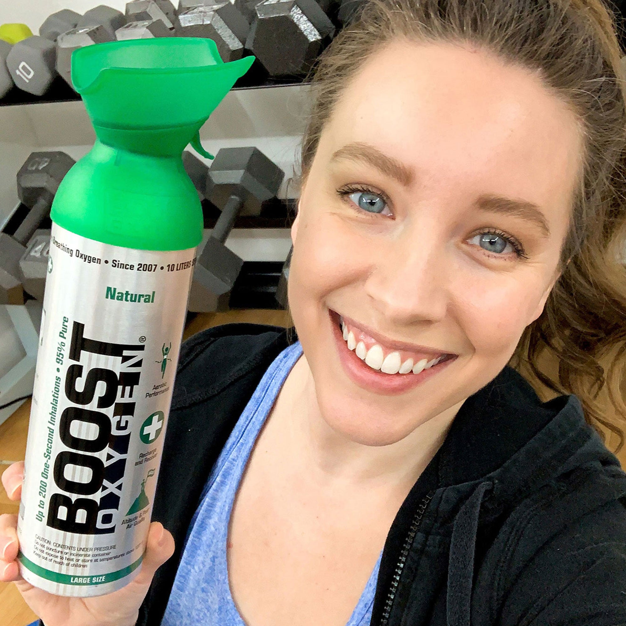 Boost Oxygen Set of 8 5 Liter with 10 Liter Canned Supplemental Oxygen Bottle