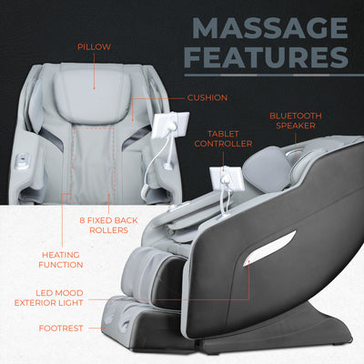 Lifesmart 2D Deluxe Full Body Massage Chair Multilevel Zero-Gravity Lounger - VMInnovations