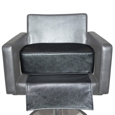 PureSana Professional Vinyl Child Booster Seat for Salon Chairs, Black(Open Box) - VMInnovations