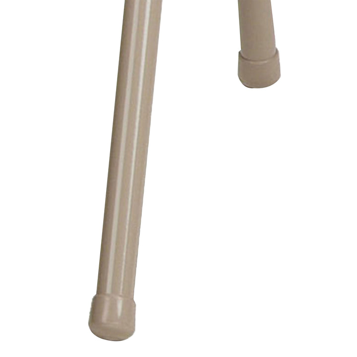 MECO Sudden Comfort Sand Fabric Padded Folding Chair, Buff (Set of 4) (Open Box)