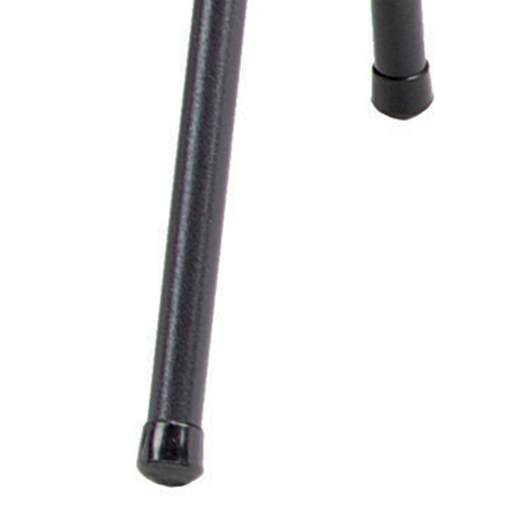 MECO Sudden Comfort Deluxe Mist Fabric Padded Folding Chair,Black(4Pk)(Open Box)