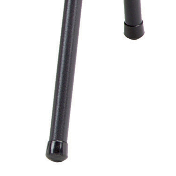 MECO Sudden Comfort Deluxe Mist Fabric Padded Folding Chair,Black(4Pk)(Open Box)