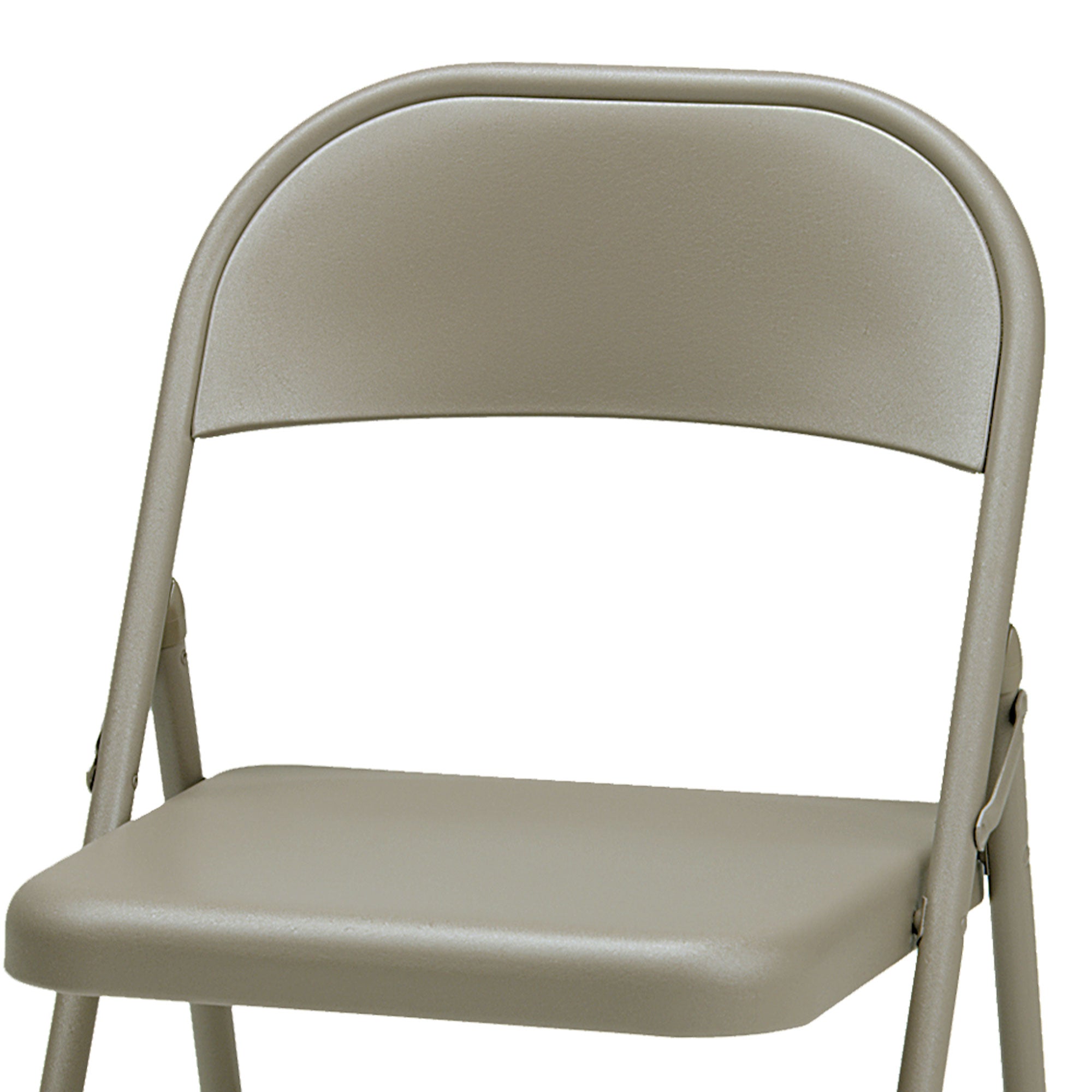 MECO Sudden Comfort Steel Folding Chair Set, Chicory Lace Frame (4Pc) (Open Box) - VMInnovations