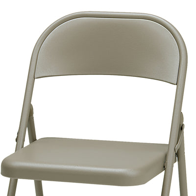 MECO Sudden Comfort Steel Folding Chair Set, Chicory Lace Frame (4Pc) (Open Box) - VMInnovations
