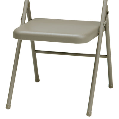 MECO Sudden Comfort Steel Folding Chair Set, Chicory Lace Frame (4Pc) (Open Box) - VMInnovations
