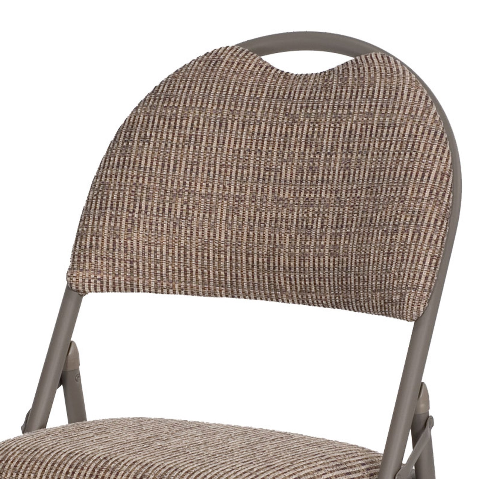 MECO Sudden Comfort Motif Fabric Double Pad High Back Folding Chair, (Set of 4) - VMInnovations