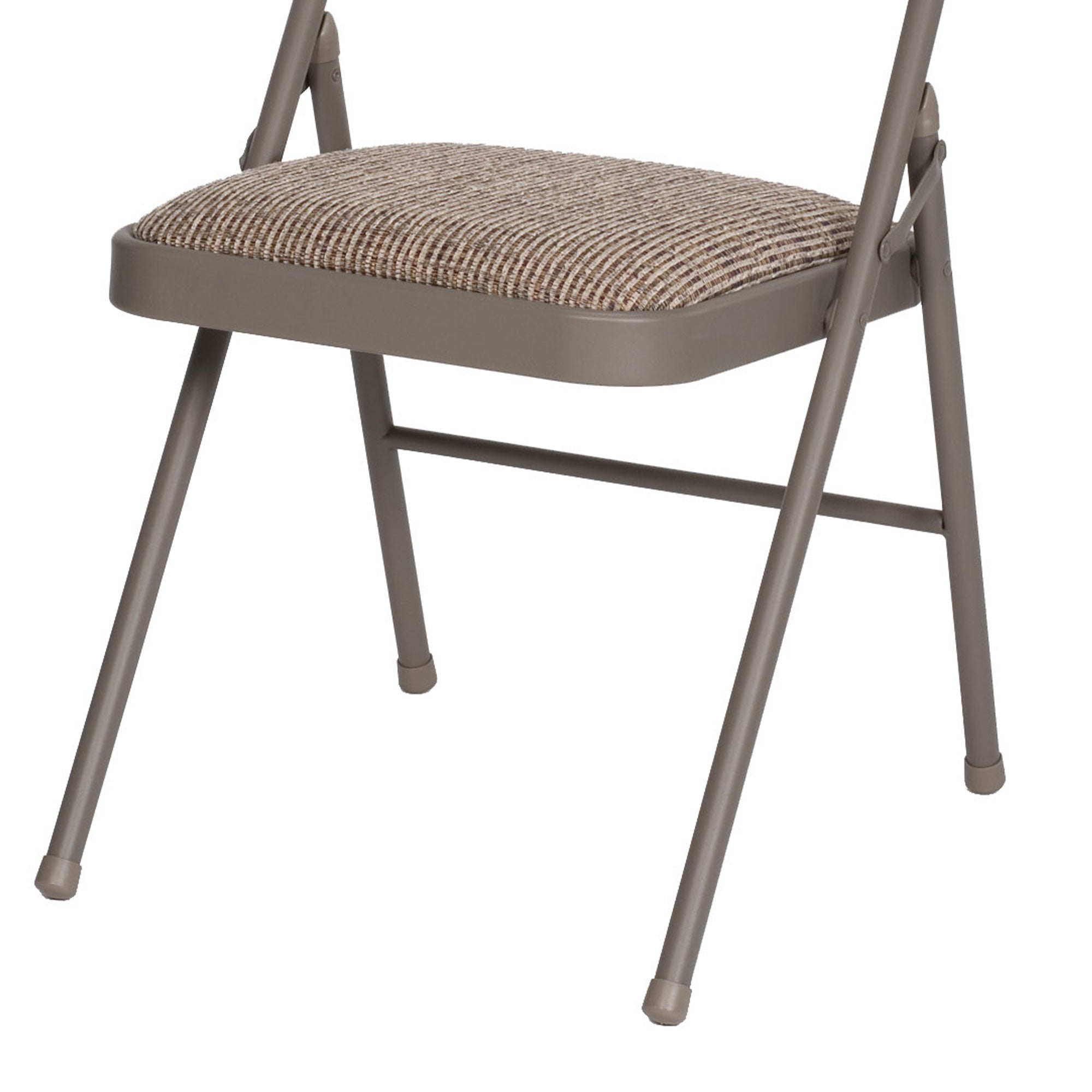 MECO Sudden Comfort Motif Fabric Double Pad High Back Folding Chair, (Set of 4) - VMInnovations