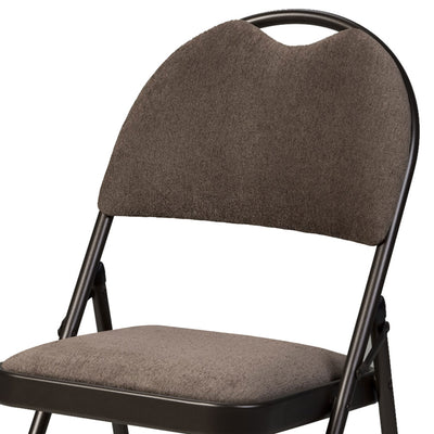 MECO Sudden Comfort Corrin Fabric Double Pad High Back Folding Chair, (Set of 4) - VMInnovations