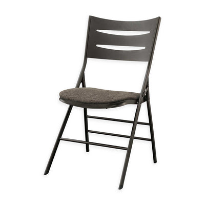 MECO Sudden Comfort Destiny 3 Slat Back Padded Folding Chair, Cinnabar(Set of 4) - VMInnovations