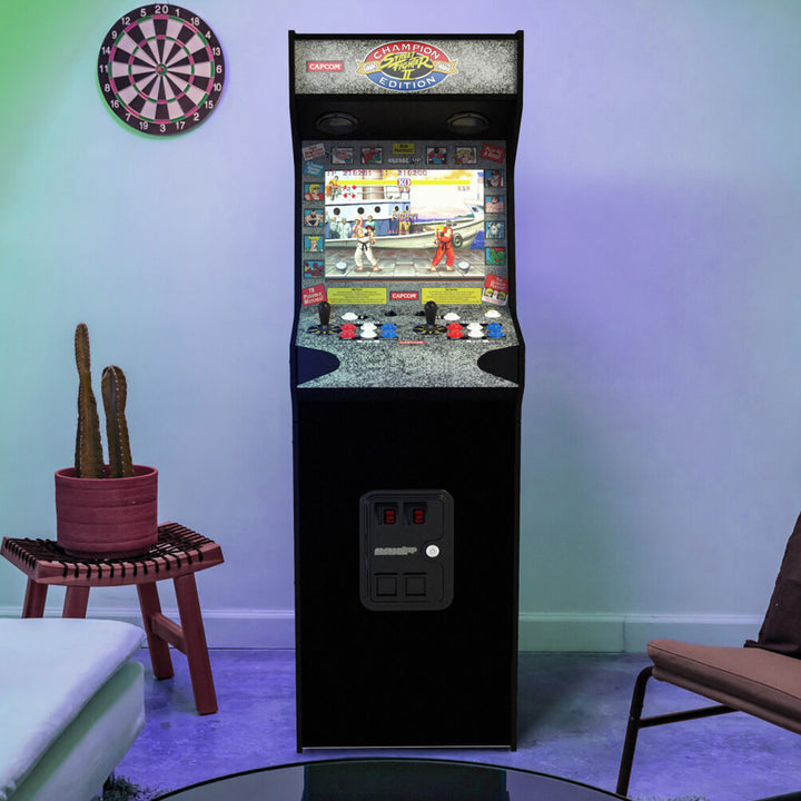 Arcade1Up Street Fighter II CE HS-5 Deluxe 5ft Stand-Up Arcade Machine(Open Box) - VMInnovations