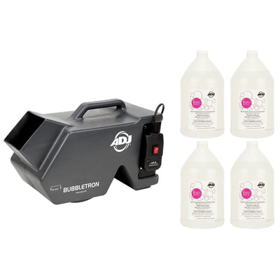 ADJ Professional Automatic Bubble Machine with Juice Fluid Containers, (4 Pack) - VMInnovations