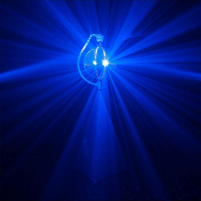 Eliminator Lighting Mirror Disco Ball w/ADJ Followspot Halogen Lamp Spotlight