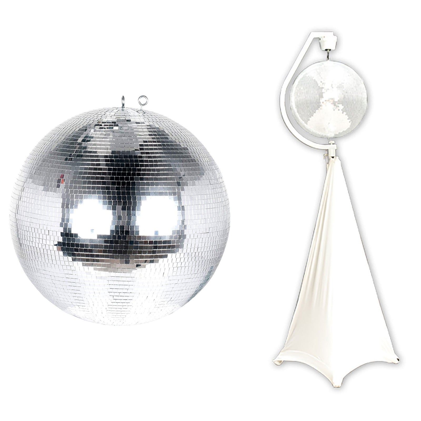 Eliminator Lighting 16 Inch Mirror Disco Ball with Rotating Tripod Stand - VMInnovations