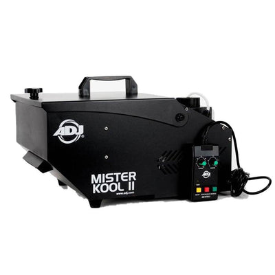 ADJ Low-Lying Water-Based Fog Machine, Black & 4 Liter Fog Liquid Juice, 2 Pack - VMInnovations