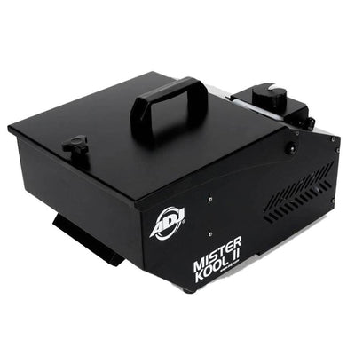 ADJ Low-Lying Water-Based Fog Machine, Black & 4 Liter Fog Liquid Juice, 4 Pack - VMInnovations