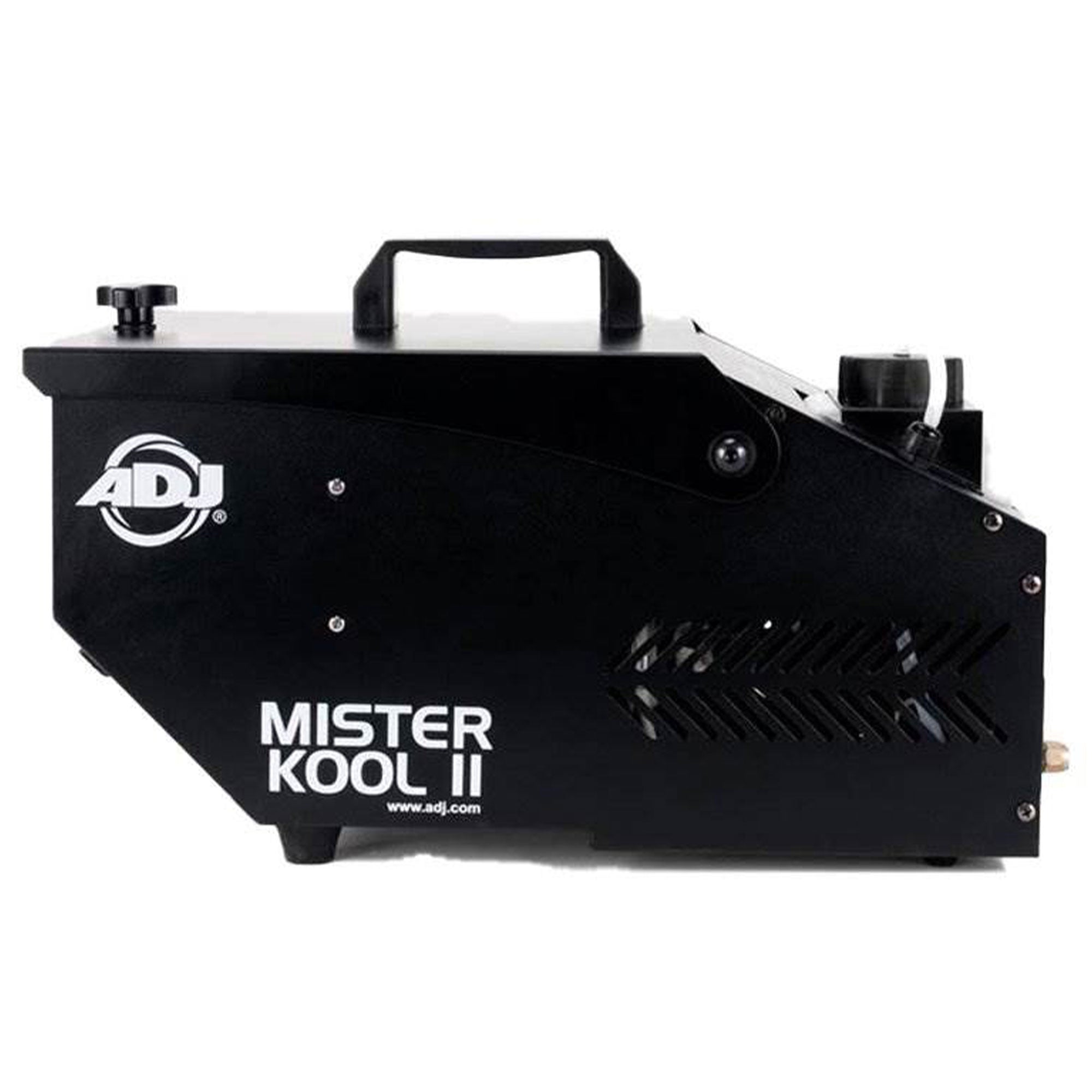 ADJ Low-Lying Water-Based Fog Machine, Black & 4 Liter Fog Liquid Juice, 4 Pack - VMInnovations