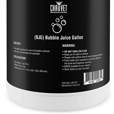 CHAUVET DJ Bubble King Bubble Machine with Set of 2 Gallon Bubble Maker Fluid