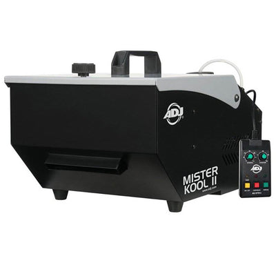 ADJ Low-Lying Water-Based Fog Machine, Black/Silver & 4L Fog Liquid Juice,4 Pack