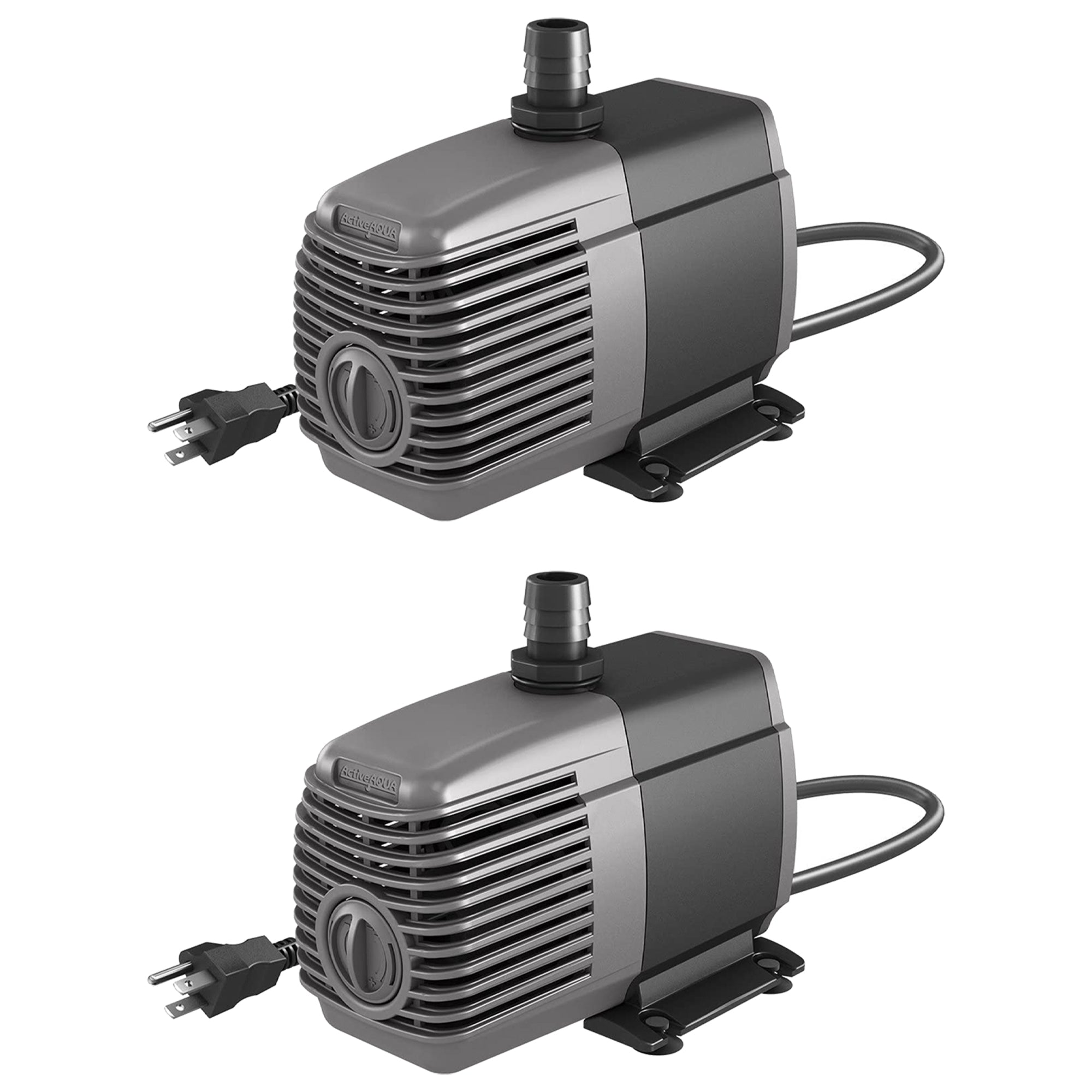 Hydrofarm Active Aqua Oil Free 800GPH Submersible Hydroponic Water Pump (2 Pack) - VMInnovations