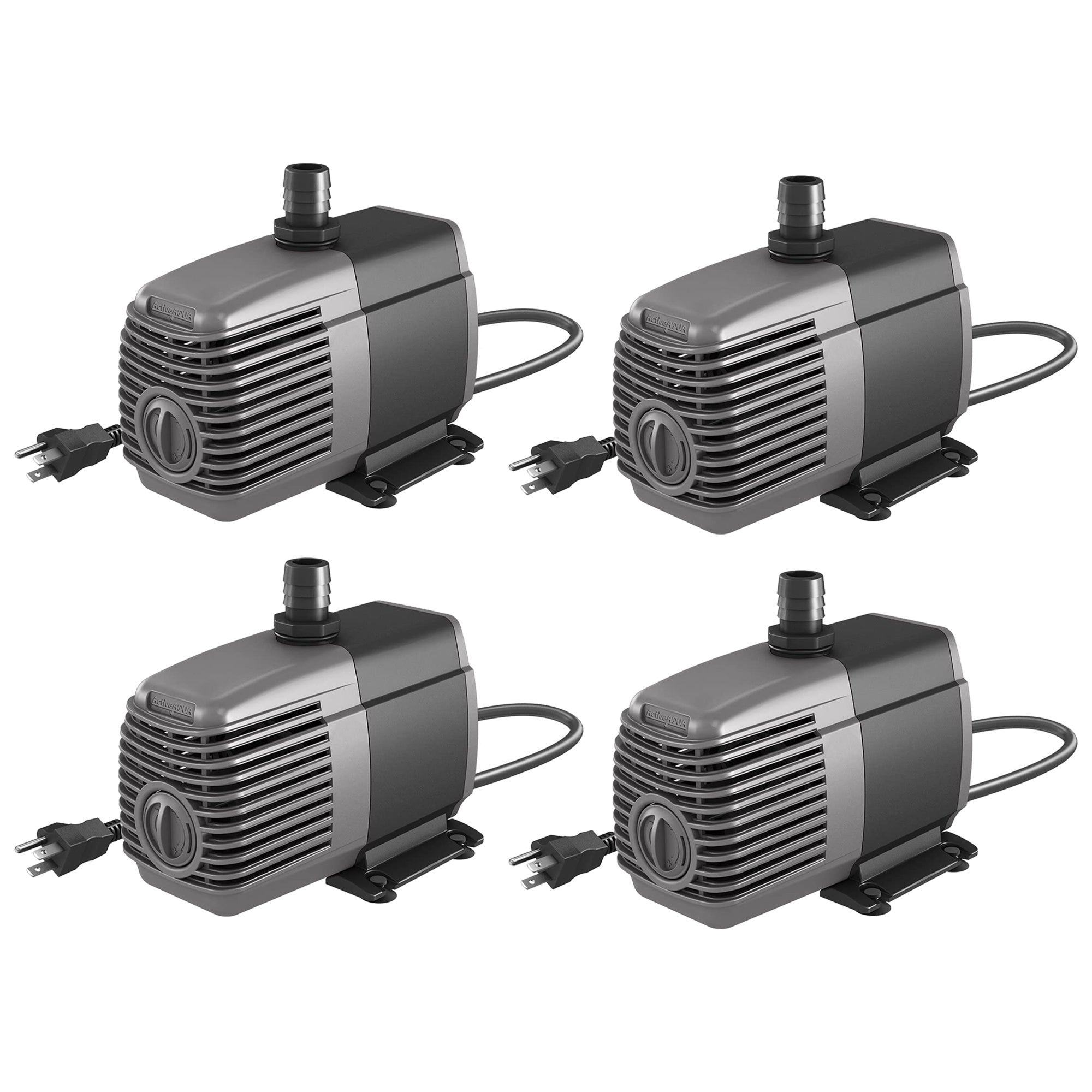 Hydrofarm Active Aqua Oil Free 800GPH Submersible Hydroponic Water Pump (4 Pack) - VMInnovations