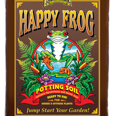 Hydrofarm 10 Gal Gardener w/4' Trellis Tower & FoxFarm Happy Frog Soil, 12 Qt