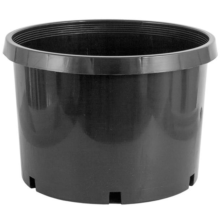 Pro Cal 10 Gallon Premium Nursery Planter Garden Grow Pots, Black (Set of 10)