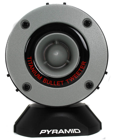 Pyramid TW28 3.75" 300W Super Car Audio Horn Bullet Aluminum Tweeters (Used) - VMInnovations