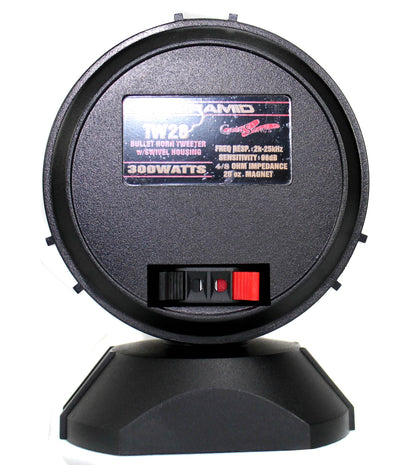 Pyramid TW28 3.75" 300W Super Car Audio Horn Bullet Aluminum Tweeters (Used) - VMInnovations