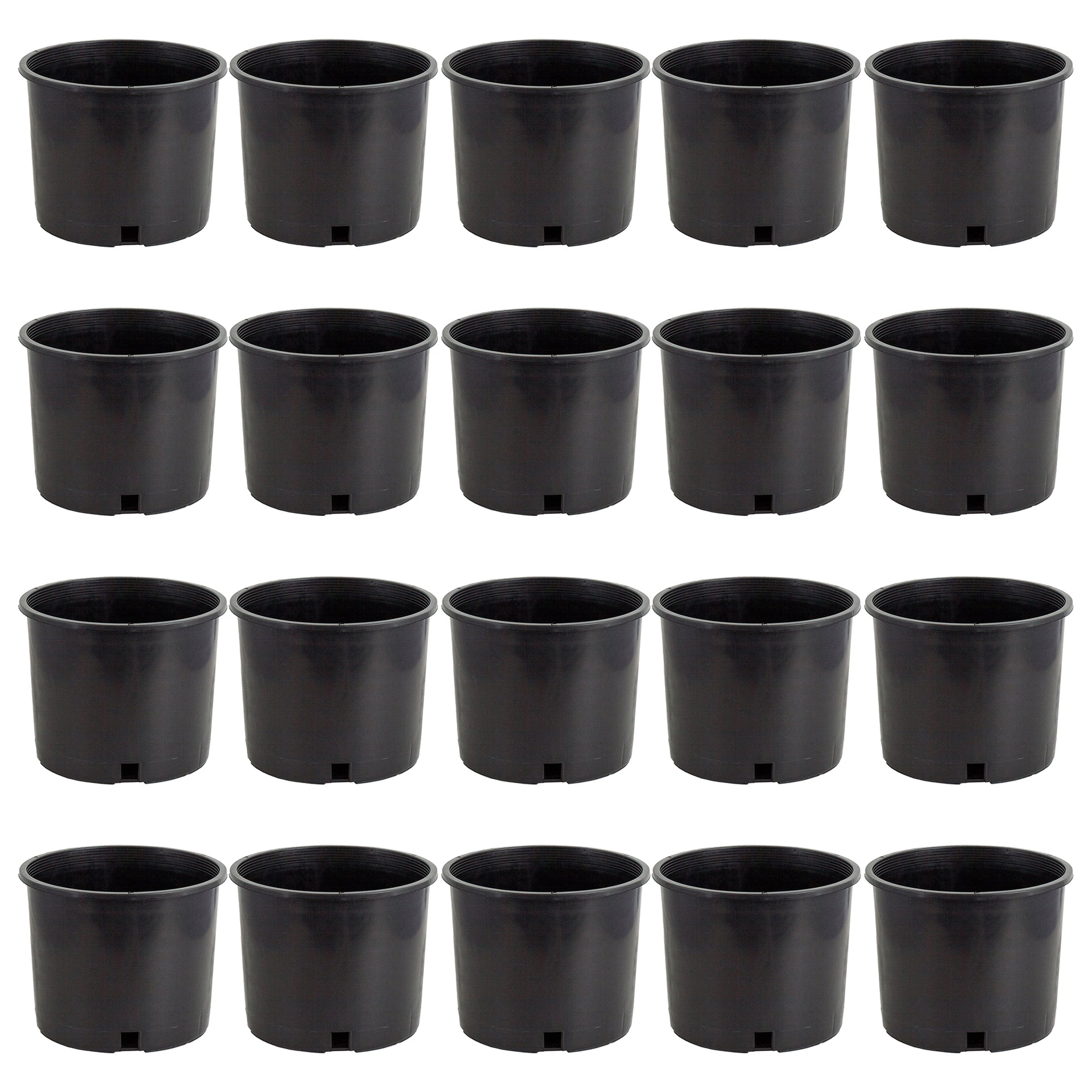 Pro Cal 5 Gal Premium Nursery Black Plastic Planter Garden Grow Pots ( –  VMInnovations